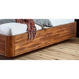 thumbnail of SAM® Schwebebett Holzbett Akazienholz 140 x 200 cm geschlossenes Kopfteil TENERIFFA