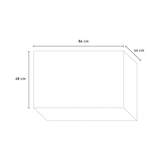 thumbnail of Airconditionerkap voor ARTIST M airconditioner Wit in aluminium L86 x D44 x H68 cm