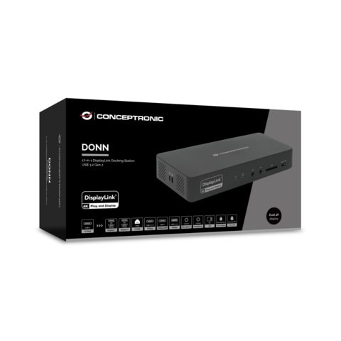 Dockingstation DisplayLink 17-in-1 USB 3.2 Gen 2