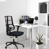 thumbnail of Bürostuhl / Drehstuhl SPINIO Netzstoff / Stoff schwarz hjh OFFICE