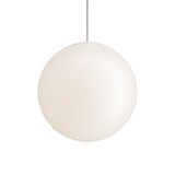 thumbnail of Sferis Pendelleuchte aus satiniertem Opalglas, Durchmesser 30 cm, höhenverstellbar bis 320 cm, E27-Fassung, minimalistisches und elegantes Design