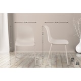 thumbnail of Lot de 2 chaises Hardin Gris clair