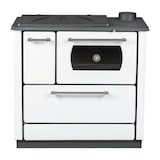 thumbnail of Stufa cucina riscaldamento a legna con forno struttura in acciaio 9,06 kW Popular -  Beige