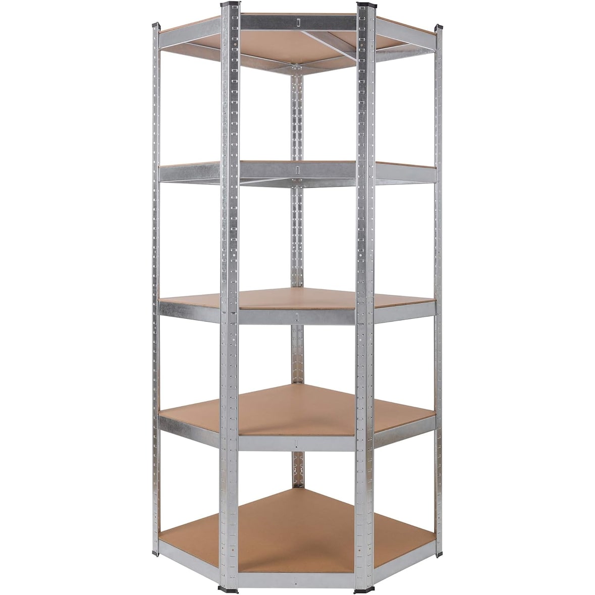 Scaffale Per Carichi Pesanti Ripiano Angolare 180 x 70 x 70 cm 875 kg