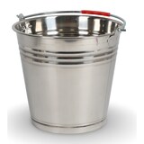 thumbnail of Edelstahleimer 12 Liter Metalleimer Wassereimer Blumenkübel Ascheeimer Dekoeimer 12