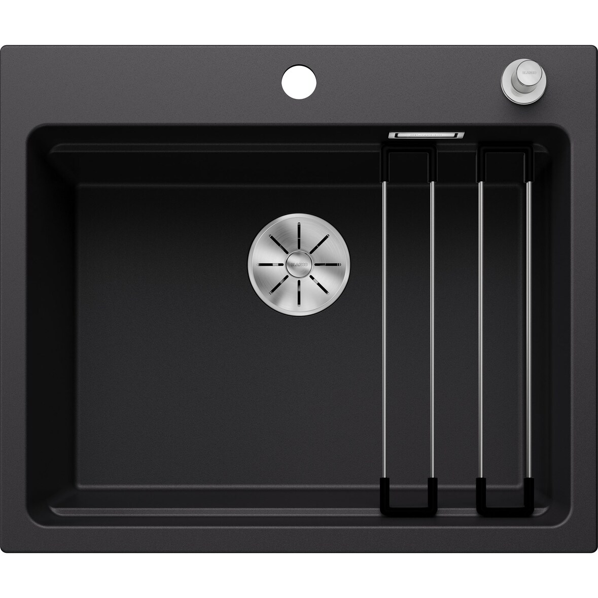 BLANCO ETAGON 6 Spüle, Becken 525889 schwarz 60cm, mit Zubehör
