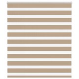 thumbnail of vidaXL Doppelrollo Sandbraun 130x100 cm Stoffbreite 125,9 cm Polyester