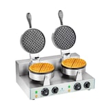 thumbnail of Royal Catering Doppel-Waffeleisen mit 2 x 1.300 Watt - rund