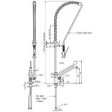 thumbnail of Monolith Geschirrbrause Mit Mischbatterie, Einloch-Montage, Mit Wasserhahn Und Einhebelmischer