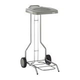 thumbnail of Tournus-afvalzakhouder met deksel op wielen voor zakken van 100 - 130 liter  Afmetingen b x d x h: 450 x 535 x 900 mm