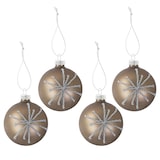 thumbnail of Glas-Christbaumkugeln Perla 4er-Set Weihnachtsbaumkugeln Tannenbaumschmuck 6cm