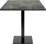 thumbnail of RestooTab - Tisch Milan 70x70cm Dekor metallisierter Stein