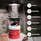 thumbnail of EVOCAMP 24x Propan Butan Gaskartuschen 450g, Schraubkartusche Eurogewinde 7/16" Ventilkartusche 809 ml für Weber Q100 Q1200