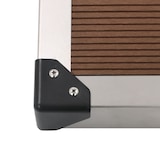 thumbnail of Helloshop26 - Receveur de douche extérieur bac à douche de jardin receveur de douche de terrasse piscine WPC acier inoxydable 110 x 02_0001982