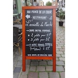 thumbnail of Securit Kreidetafel Sandwich schwarz