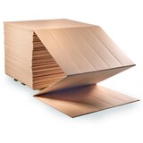 thumbnail of 3 Paletten Endloswellpappe 1490 mm Breite Rillen parallel zur 290 mm Länge 200 mWellpappe