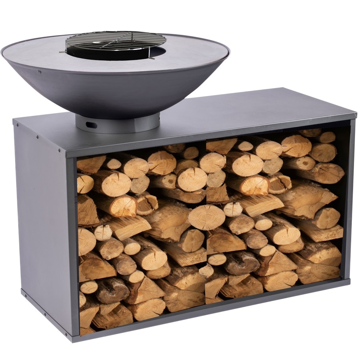 Braséro Onyx 80 Table + Housse + Grille surélevée