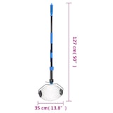thumbnail of vidaXL Notenverzamelaar 127 cm staal blauw