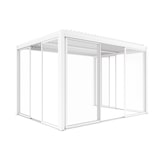 thumbnail of BS COM Laterale scorrevole per pergola bioclimatica con vetro 224x135x25 cm Bianco