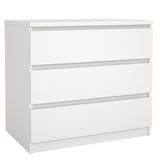thumbnail of WellHome - Commode de Chambre avec 3 Tiroirs en coloris Blanc 77 x 50 x 71 cm - Sil White