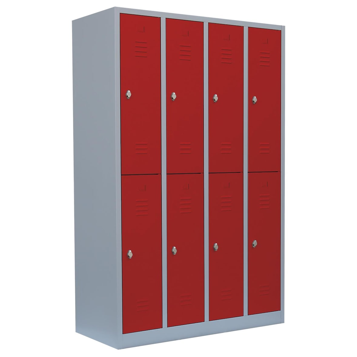 Spind Garderobenschrank Stahlspind für 8 Personen Kleiderspind 180x117x50cm  520244