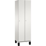 thumbnail of C+P Umkleidespind 4510020S10016 Füße 2Abteile B600mm lgr/lgr