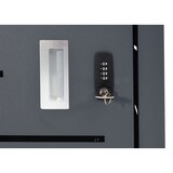 thumbnail of 1er-Mülltonnenverkleidung | HxBxT 110x60x62cm | 80-240 Liter | Mülltonnenbox Pflanzkasten Edelstahl-Metall