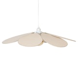 thumbnail of Luminaire Suspension pétales  en métal et coton Beige D 72 cm