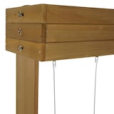 thumbnail of Hochbeet HWC-L72, Pflanzkasten Rankhilfe Pflanzkübel Blumenkasten, 145x85x50cm Outdoor Tanne Holz FSC®, braun