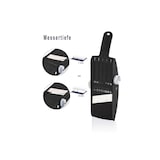 thumbnail of TNS 3000 GEMÜSEHOBEL Multireibe, Gurkenhobel, Julienne Schneider "ALL IN ONE" Das Original (Schwarz-Grau)