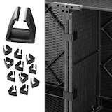 thumbnail of tectake Conjunto de muebles de ratán VENECIA  negro/gris - 404297