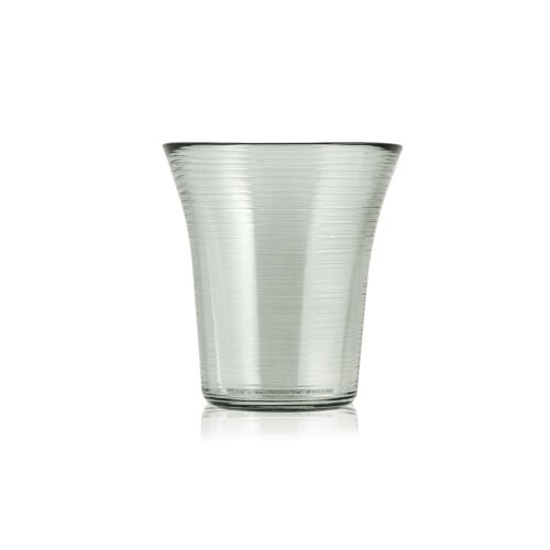 H&H Confezione 6 Bicchieri Hoche Fumè Tavola Vetro, Grigio, Cl 27