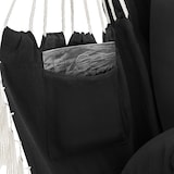 thumbnail of tectake Cadeira suspensa Malika, estilo boémio, capacidade de carga 150kg - Preto