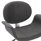 thumbnail of vidaXL Esszimmerstühle 2 Stk. Drehbar Grau Stoff
