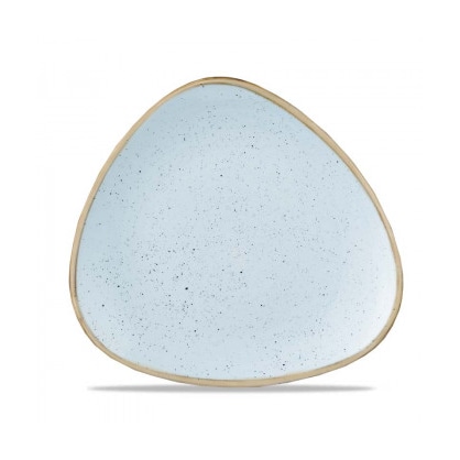 Churchill Super Vitrified Stonecast Duck Egg Teller Coup 31,1cm, 6 Stück, Entenei Blau Dreieck