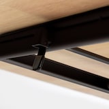 thumbnail of KLAST Mesa de centro elevable y extensible en madera de roble con pata negra Tapi