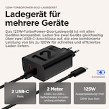 thumbnail of Motorola TurboPower 125W Duo Charger Universal Schwarz AC Schnellladung Drinnen