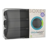 thumbnail of Circulware by Haval Mehrweg-Schalen Mix & Match eckig 2,15 cm x 5,85 cm x 23,4 cm schwarz