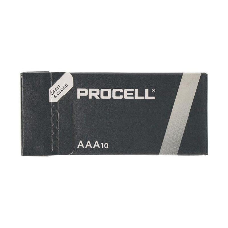 Confezione da 10 batterie AAA (L03) Duracell Procell Id2400Ipx10 alcaline (Zn/Mno2) 1,5V 1.255Mah