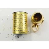 thumbnail of Clairefontaine Geschenkband 250mx10mm, Beschriftung Plaisir d'offrir - Gold 602175C
