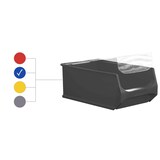 thumbnail of PROREGAL 10x Blaue Sichtlagerbox 5.0 mit Abdeckung | HxBxT 20x30x50cm | 21,8 Liter | Sichtlagerbehälter, Sichtlagerkasten