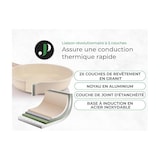 thumbnail of Batterie de cuisine 21 pièces Antiadhésif en Granit beige - Tous feux dont induction Just perfecto JL-721 usage non-intensif Just Perfecto