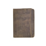 thumbnail of Greenburry Schreibmappe Leder braun antik Konferenzmappe Orgamappe mit Reißverschluss Vintage 1721A-25