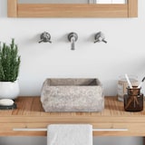 thumbnail of vidaXL Waschbecken Grau 30x30x13 cm Marmor