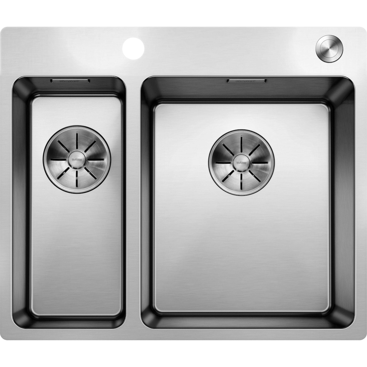BLANCO ANDANO 340/180-IF/A Einbauspüle Edelstahl Edelstahl ab 60 cm Excenter