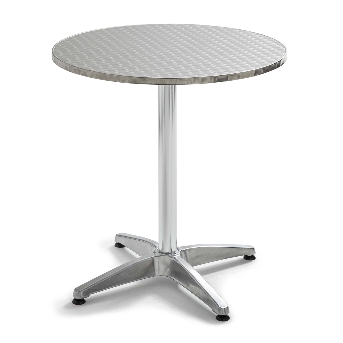 Table bistrot  ronde en aluminium