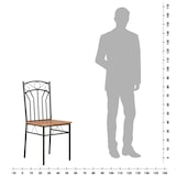 thumbnail of Sillas de comedor 6 unidades MDF marrón