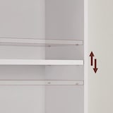 thumbnail of Helloshop26 - Bibliothèque étagère de rangement 6 niveaux meuble cube pour salon bureau chambre style scandinave 40 x 24 x 1785 cm 12_0004250