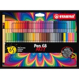 thumbnail of STABILO 65 feutres de dessin pointe moyenne Pen 68 ARTY