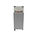 thumbnail of Heizstrahler FUEGO Gasheizstrahler Terrasse Terrassenfeuer Feuerstelle Heizpilz 8kW mit Rollen in anthrazit